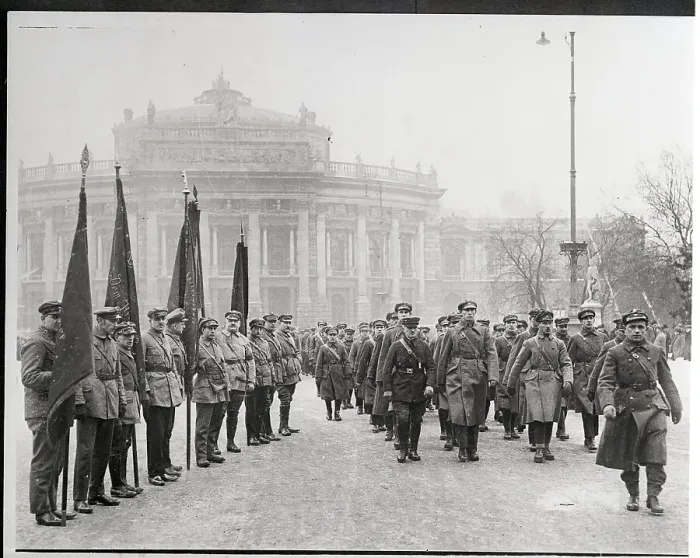 Framed Print : Austrian Socialist March in Vienna 1929 Framed Print : Austrian Socialist March in Vienna 1929
