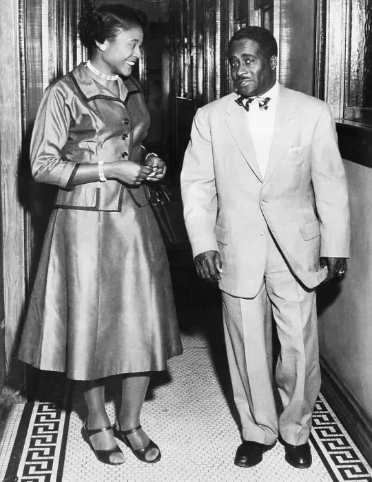 Framed Print : Autherine Lucy With Her Attorney Framed Print : Autherine Lucy With Her Attorney