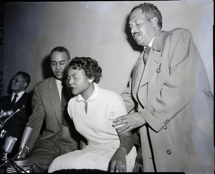 Framed Print : Autherine Lucy W / Thurgood Marshall Framed Print : Autherine Lucy W / Thurgood Marshall