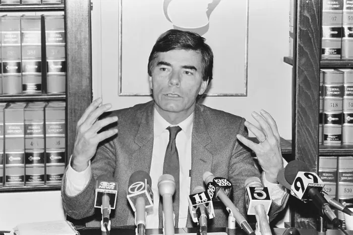 Framed Print : Author and Former CIA Agent Philip Agee Testifying to the Press Framed Print : Author and Former CIA Agent Philip Agee Testifying to the Press
