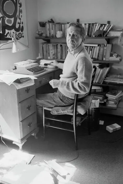 Framed Print : Author John Cheever in His Study Framed Print : Author John Cheever in His Study