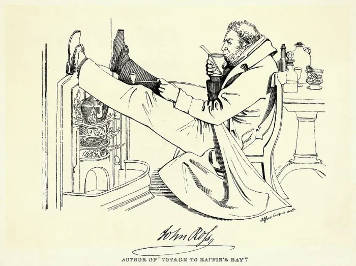 Framed Print : Author of Voyage to Baffin's Bay John Ross