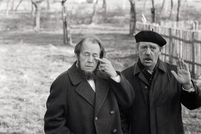 Framed Print : Authors Aleksandr Solzhenitsyn and Heinrich Boll Framed Print : Authors Aleksandr Solzhenitsyn and Heinrich Boll