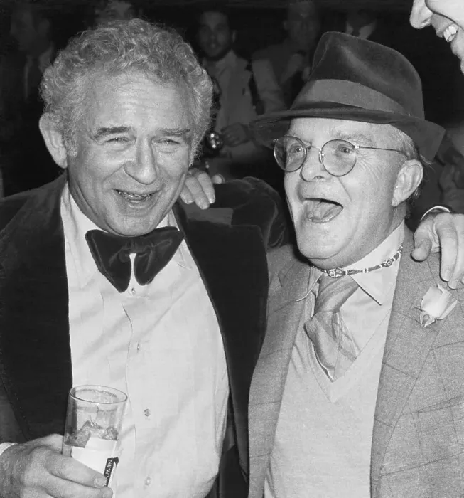 Framed Print : Authors Norman Mailer And Truman Capote Framed Print : Authors Norman Mailer And Truman Capote