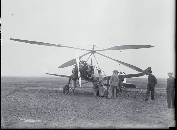 Framed Print : Autogyro Airplane Called Windmill Framed Print : Autogyro Airplane Called Windmill