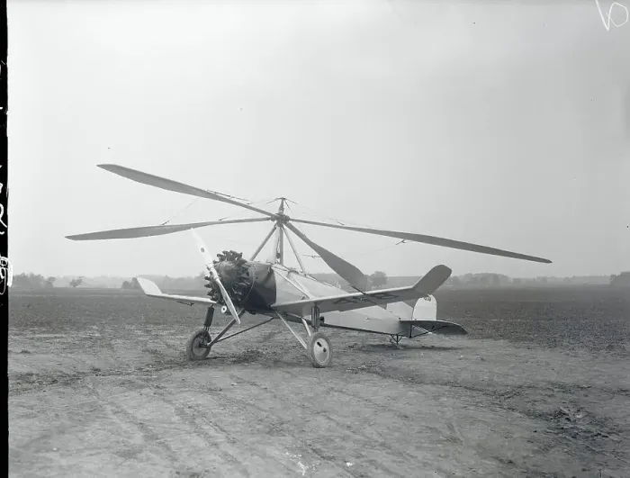 Framed Print : Autogyro Plane Framed Print : Autogyro Plane