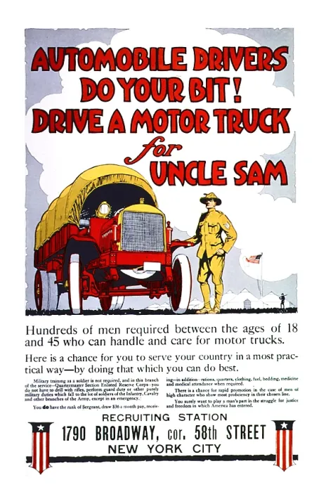 Framed Print : Automobile Drivers Do Your Bit! Framed Print : Automobile Drivers Do Your Bit!
