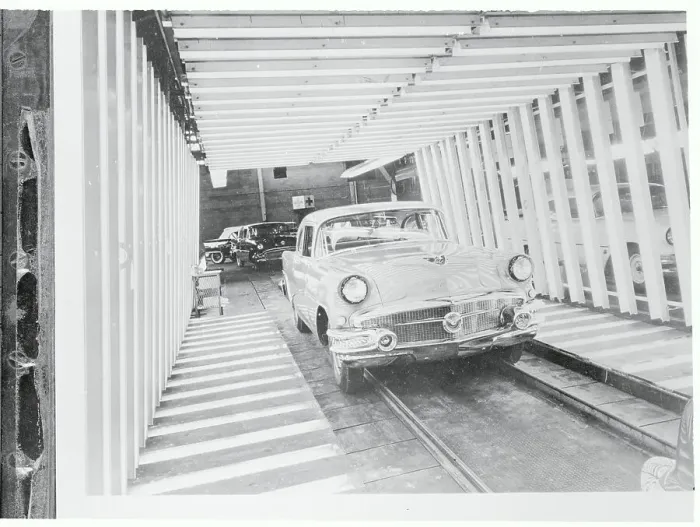 Framed Print : An Automobile in the GM Technical Plant Framed Print : An Automobile in the GM Technical Plant