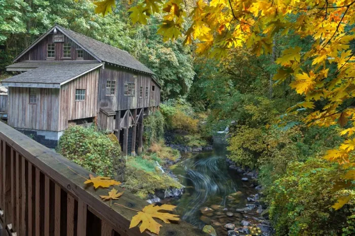Framed Print : Autumn at Cedar Creek Grist Mill Framed Print : Autumn at Cedar Creek Grist Mill