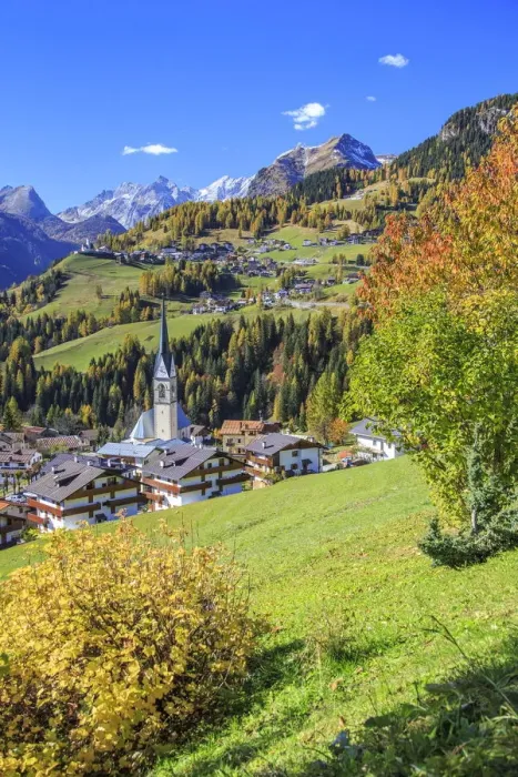 Framed Print : Autumn colors Selva di Cadore Italy Framed Print : Autumn colors Selva di Cadore Italy