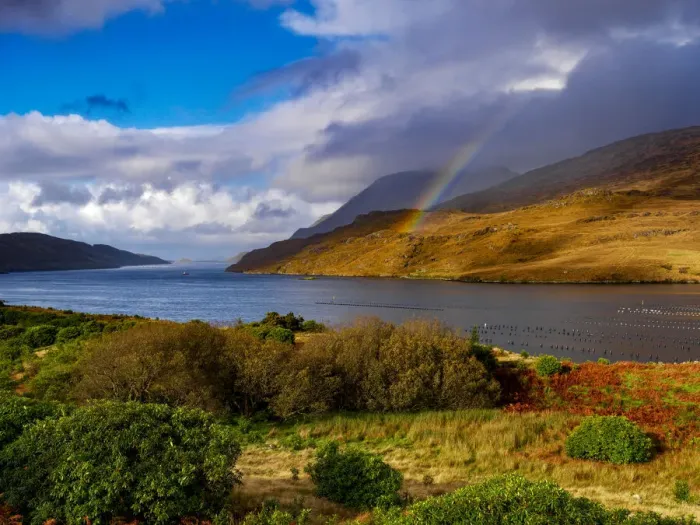 Framed Print : Autumn at Killary Harbour, County Galway, Ireland Framed Print : Autumn at Killary Harbour, County Galway, Ireland