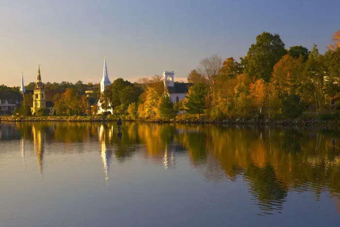 Framed Print : autumn leaves, change, church, color image, copy space, dawn, day, environment, faith Framed Print : autumn leaves, change, church, color image, copy space, dawn, day, environment, faith