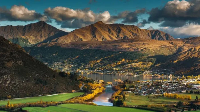Framed Print : Autumn in Queenstown Framed Print : Autumn in Queenstown