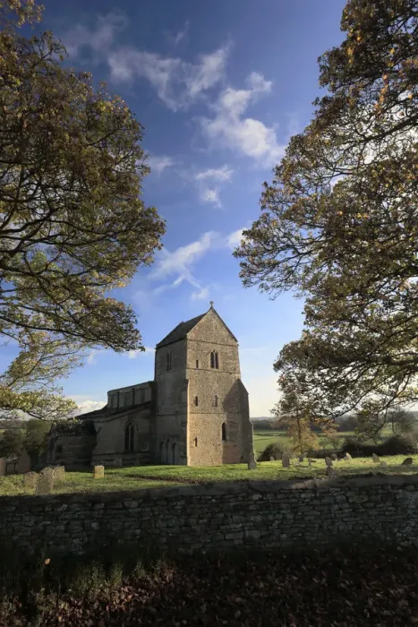 Framed Print : Autumn, St Michaels Church, Wadenhoe village Framed Print : Autumn, St Michaels Church, Wadenhoe village