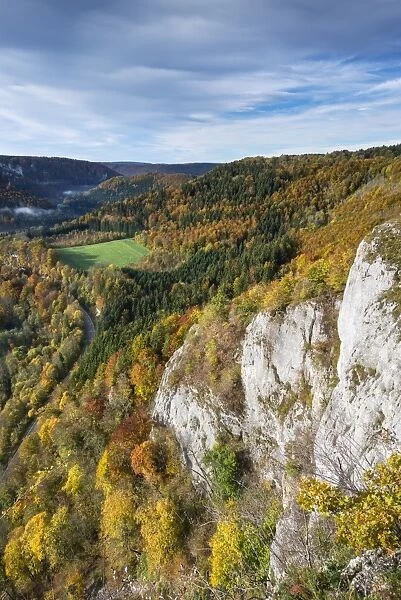 Autumn in the Upper Danube Nature Park, Baden-Wuerttemberg, Germany, Europe
