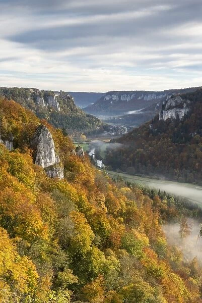 Autumn in the Upper Danube Nature Park, Baden-Wuerttemberg, Germany, Europe