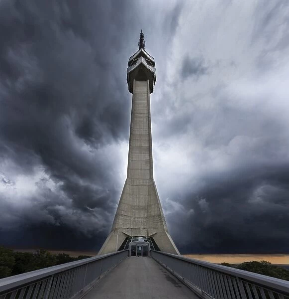 Avala television tower, Resnik, Serbia