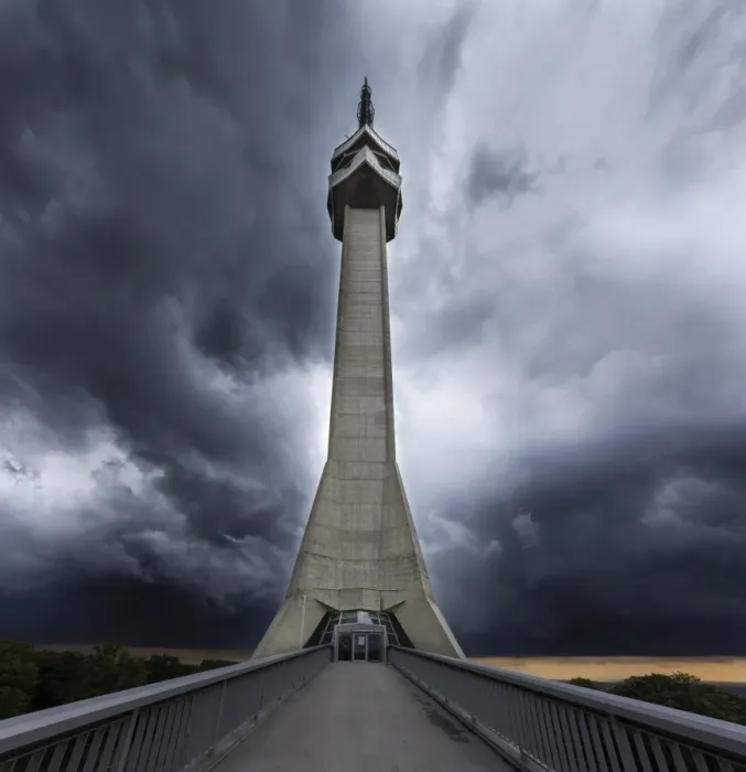 Framed Print : Avala television tower, Resnik, Serbia Framed Print : Avala television tower, Resnik, Serbia