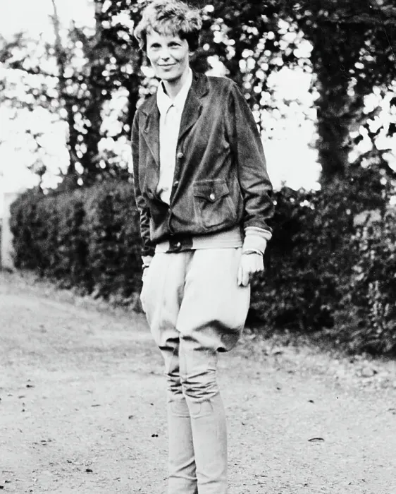 Framed Print : Aviator Amelia Earhart Framed Print : Aviator Amelia Earhart
