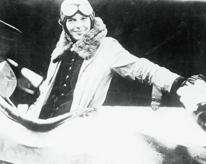 Framed Print : Aviator Amelia Earhart Framed Print : Aviator Amelia Earhart