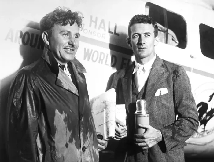 Framed Print : Aviators Harold Gatty and Wiley Post Framed Print : Aviators Harold Gatty and Wiley Post