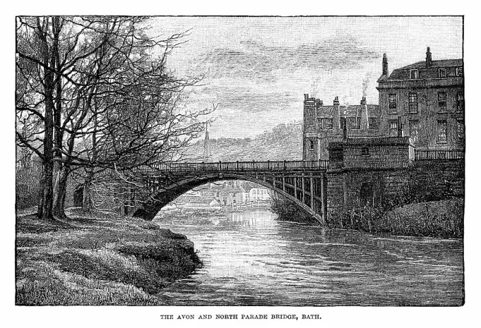Framed Print : Avon and North Parade Bridge in Bath, England Framed Print : Avon and North Parade Bridge in Bath, England