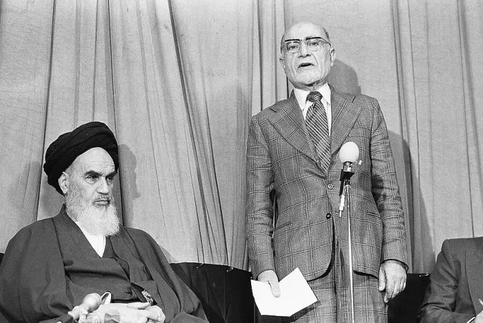 Framed Print : Ayatollah Khomenini and Mehdi Bazargan Framed Print : Ayatollah Khomenini and Mehdi Bazargan