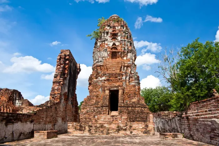 Framed Print : Ayuthaya temple ruins thailand Framed Print : Ayuthaya temple ruins thailand