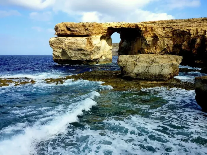 Framed Print : The azure window on Gozo Framed Print : The azure window on Gozo