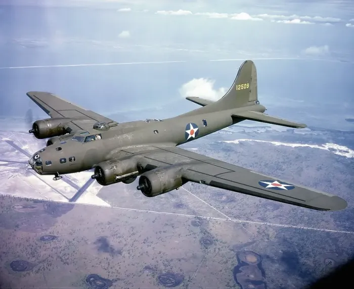 Framed Print : B-17 Bombers En Route To England Framed Print : B-17 Bombers En Route To England