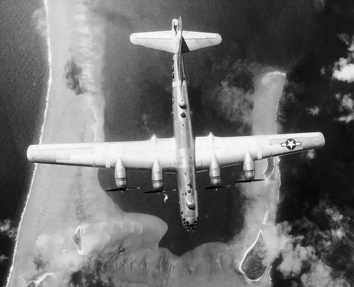Framed Print : B-29 Superfortress On Atomic Test Run Framed Print : B-29 Superfortress On Atomic Test Run