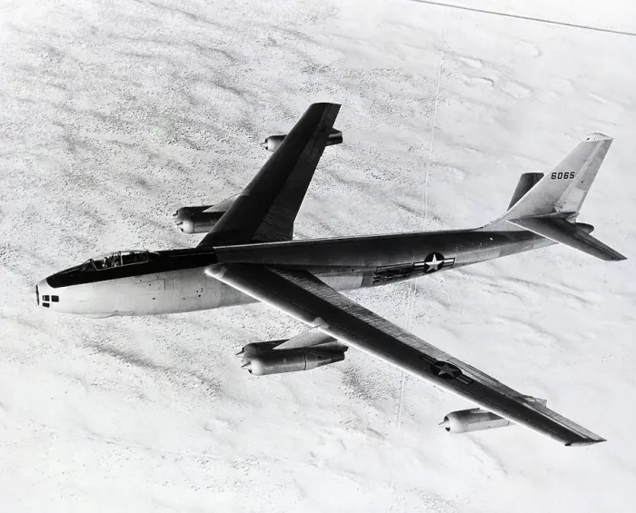 Framed Print : B-47 Stratojet Bomber In Flight Framed Print : B-47 Stratojet Bomber In Flight