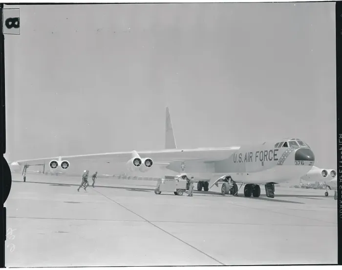 Framed Print : B-52 Plane Preparing for Takeoff Framed Print : B-52 Plane Preparing for Takeoff
