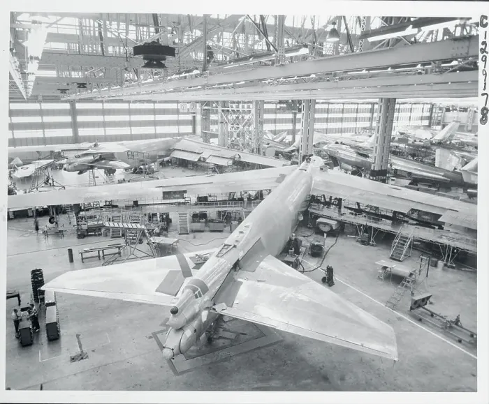 Framed Print : B-52s Under Construction Framed Print : B-52s Under Construction