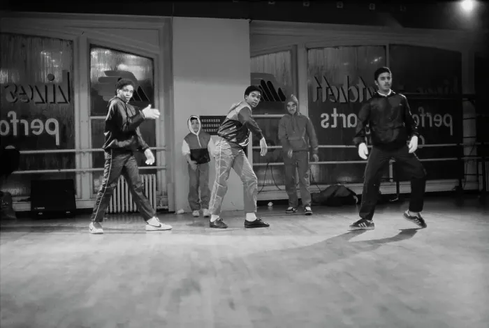Framed Print : B-Boys. A group of b-boys at a dance studio, New York, crca 1985 Framed Print : B-Boys. A group of b-boys at a dance studio, New York, crca 1985