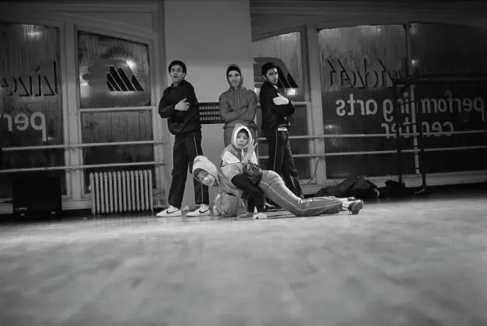 Framed Print : B-Boys. A group of b-boys at a dance studio, New York, crca 1985 Framed Print : B-Boys. A group of b-boys at a dance studio, New York, crca 1985