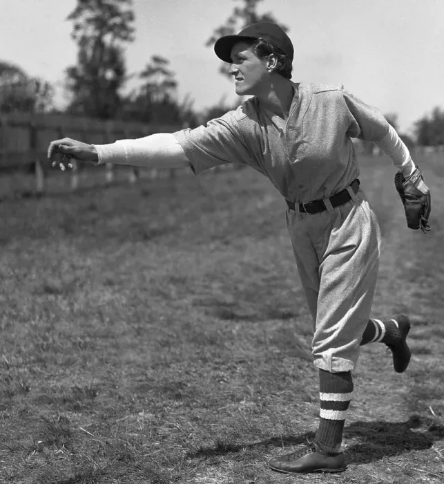 Framed Print : Babe Didrickson Pitching