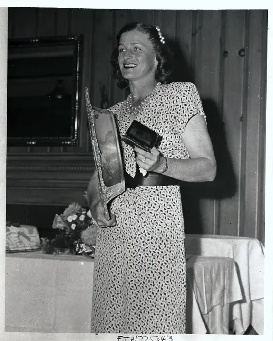 Framed Print : Babe Didrikson Holding Trophies Framed Print : Babe Didrikson Holding Trophies