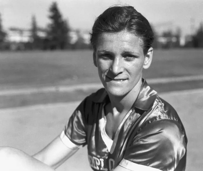 Framed Print : Babe Didrikson Smiling at Olympic Games
