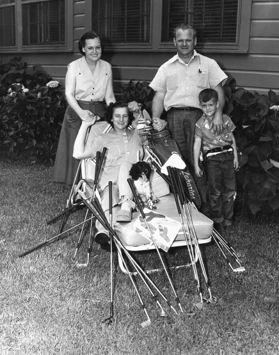 Framed Print : Babe Didrikson Surrounded by Family Framed Print : Babe Didrikson Surrounded by Family