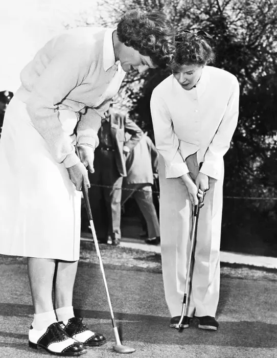 Framed Print : Babe Didrikson W / Katharine Hepburn Framed Print : Babe Didrikson W / Katharine Hepburn