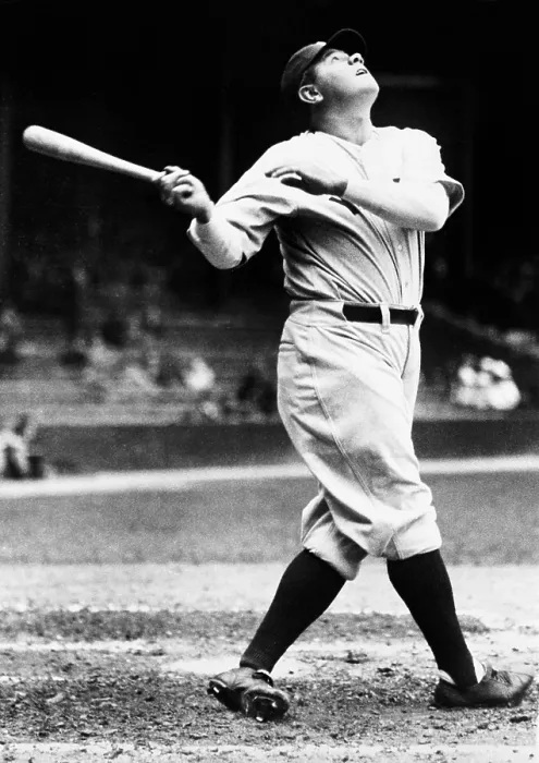Framed Print : Babe Ruth. NEW YORK, NY - 1925: New York Yankees, Babe Ruth swinging his bat Framed Print : Babe Ruth. NEW YORK, NY - 1925: New York Yankees, Babe Ruth swinging his bat