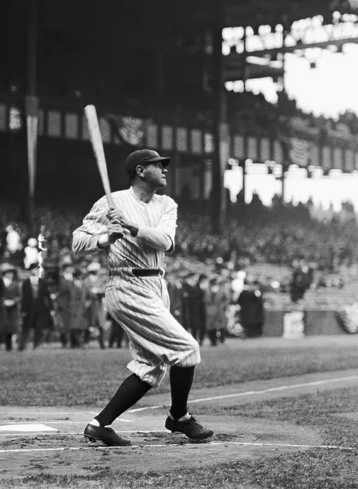Framed Print : Babe Ruth at Bat Framed Print : Babe Ruth at Bat