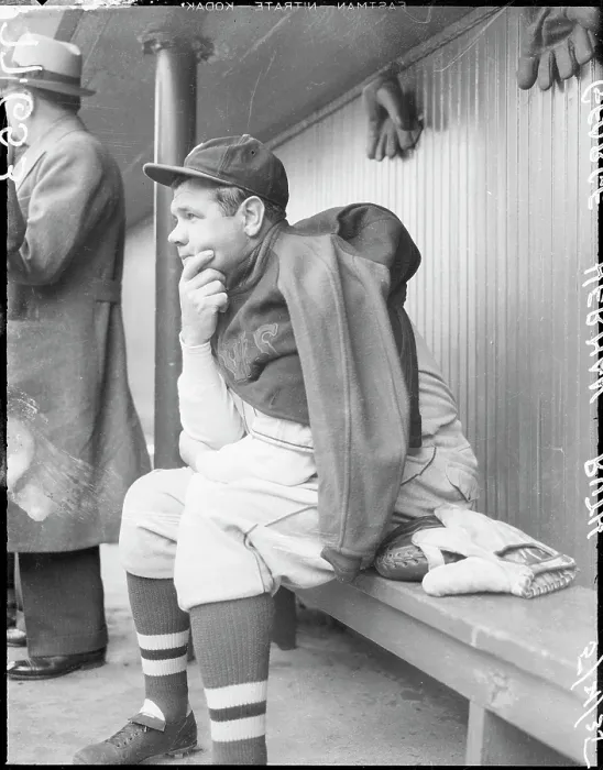 Framed Print : Babe Ruth, Boston Braves Baseball Player
