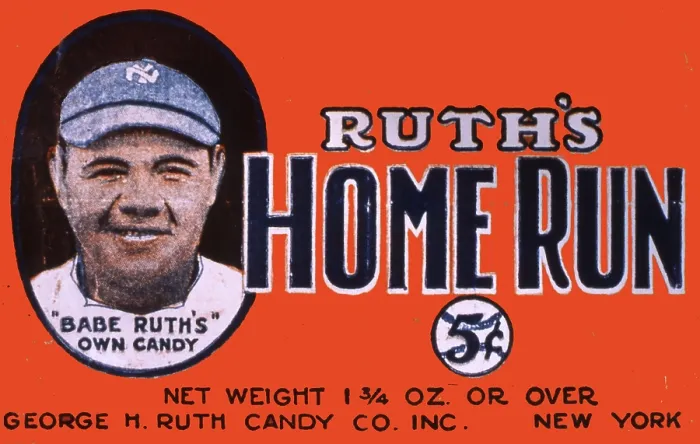 Framed Print : Babe Ruth Candy Wrapper Framed Print : Babe Ruth Candy Wrapper