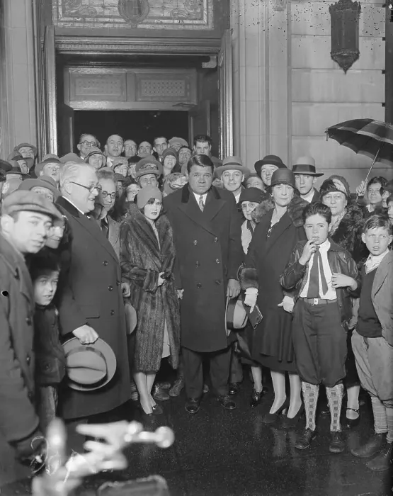 Framed Print : Babe Ruth and Claire Hodges at Their Wedding Ceremony Framed Print : Babe Ruth and Claire Hodges at Their Wedding Ceremony
