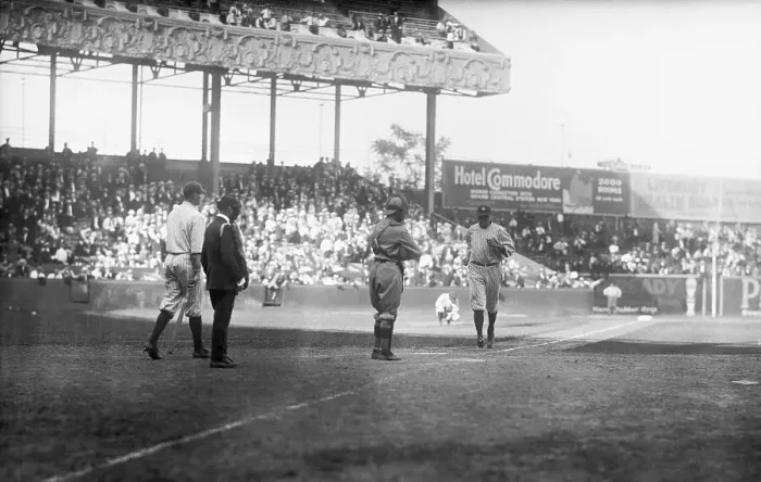 Framed Print : Babe Ruth Crossing Home Plate Framed Print : Babe Ruth Crossing Home Plate