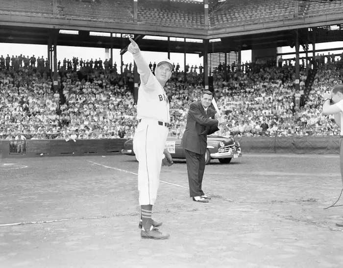 Framed Print : Babe Ruth and Dizzy Dean Playing Baseball Framed Print : Babe Ruth and Dizzy Dean Playing Baseball