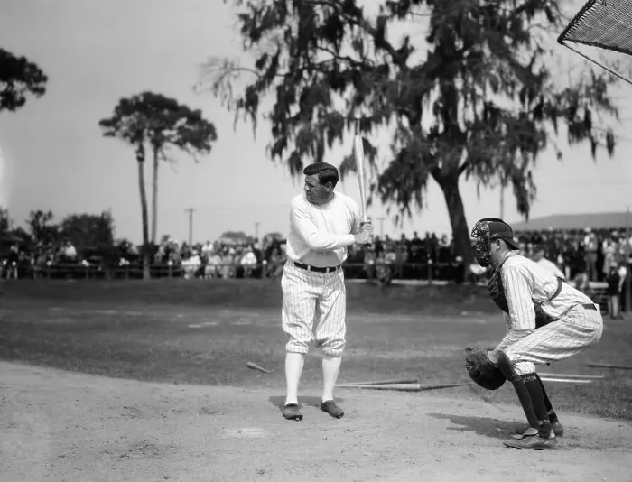 Framed Print : Babe Ruth on the Field Framed Print : Babe Ruth on the Field