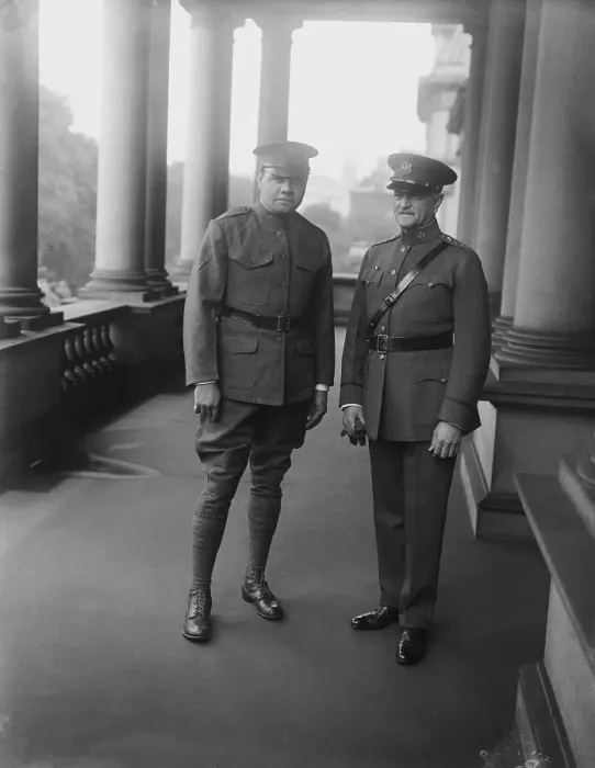 Framed Print : Babe Ruth and General Pershing Framed Print : Babe Ruth and General Pershing